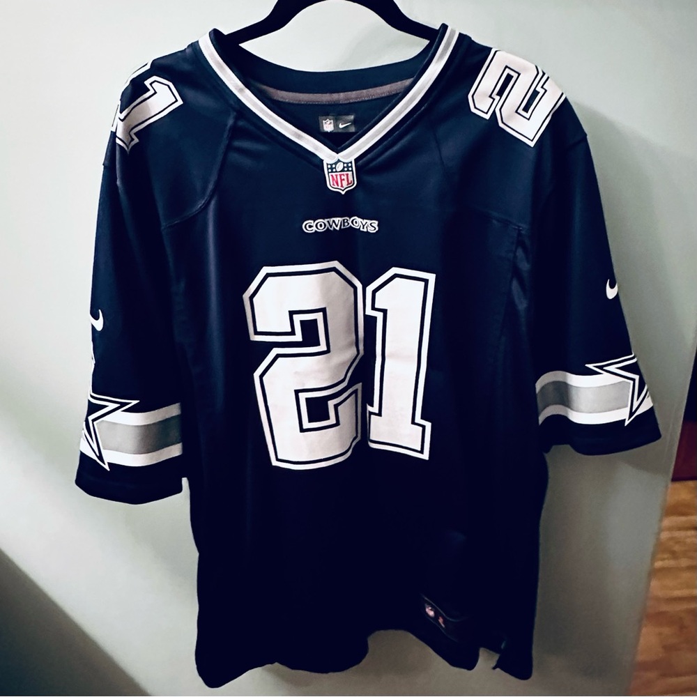 Dallas Cowboys Ezekiel Elliott #21 Jersey Sz XL Nike On Field Apparel NFL Blue